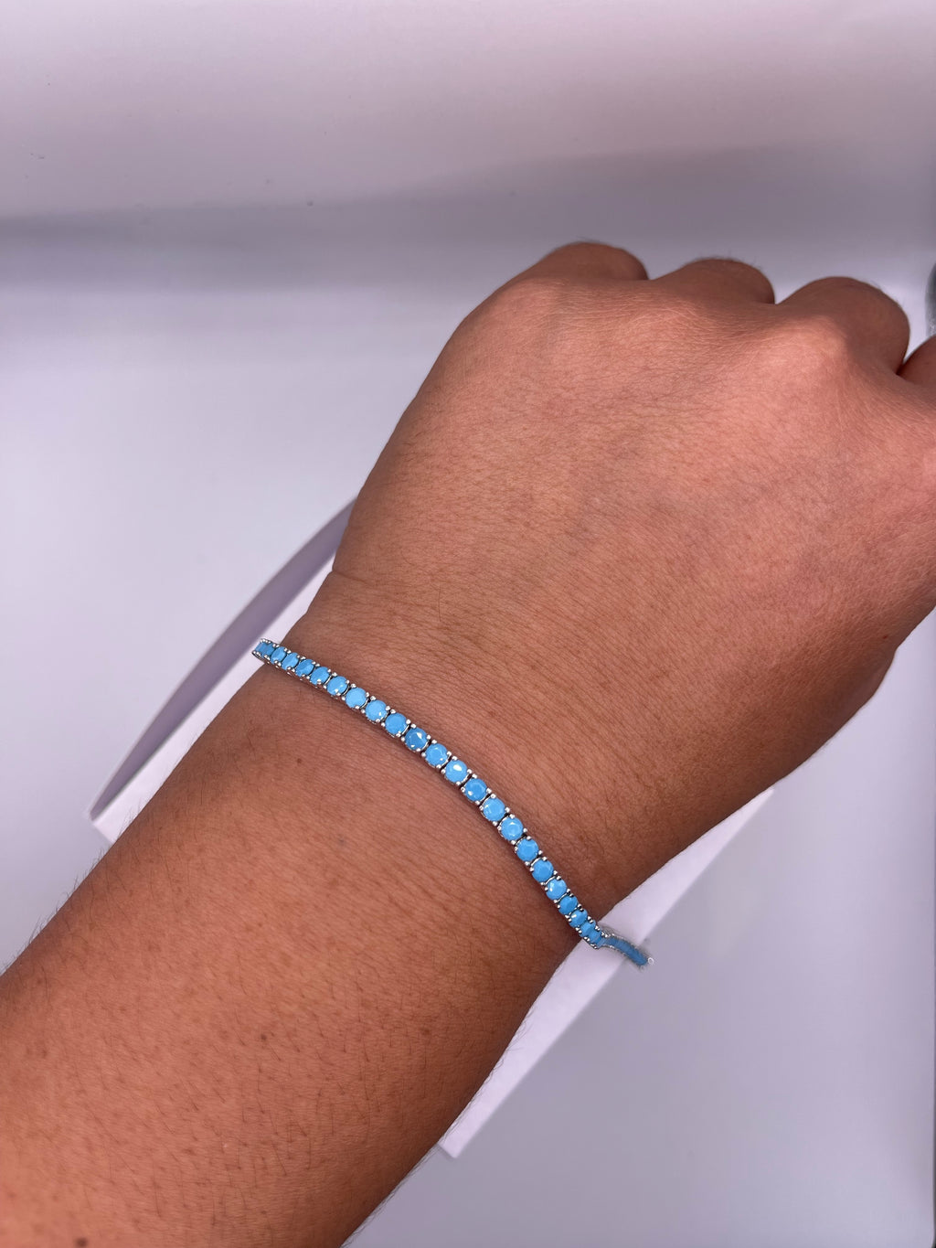 Bracciale tennis in argento 925