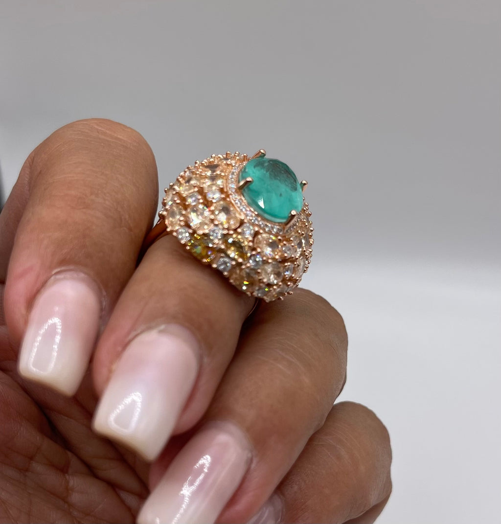 ANELLO IN ARGENTO ROSA 925