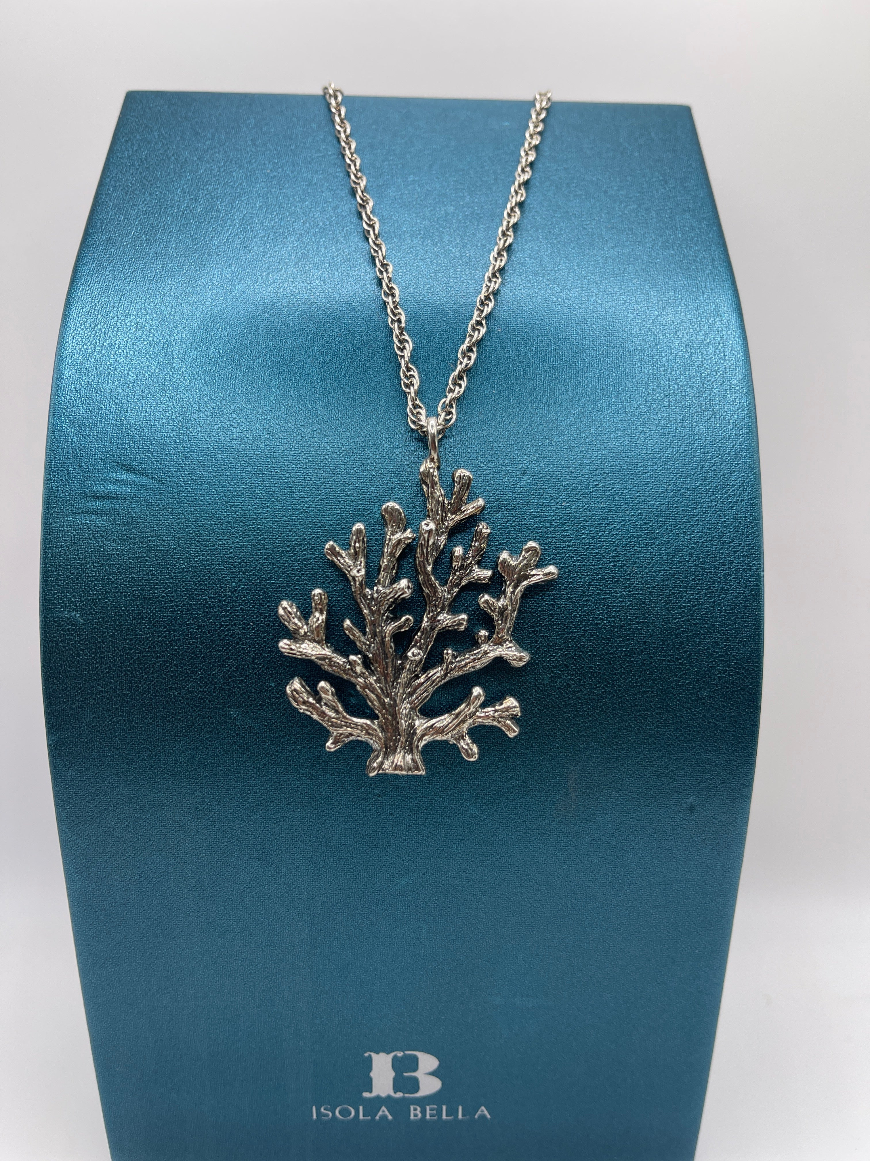 COLLANA ARGENTO ISOLA BELLA