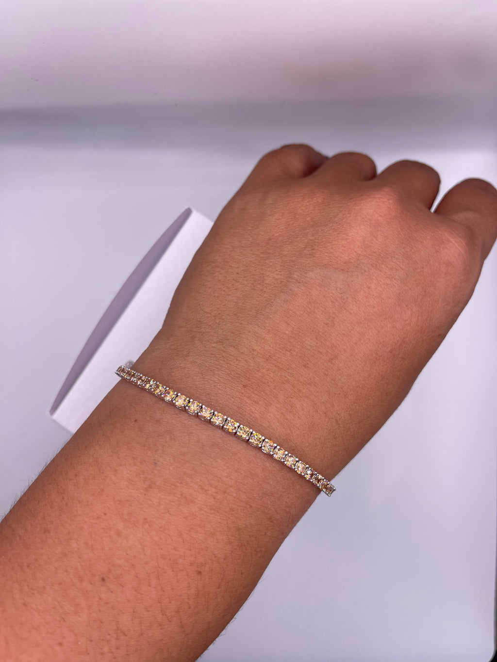 BRACCIALE TENNIS ARGENTO 925