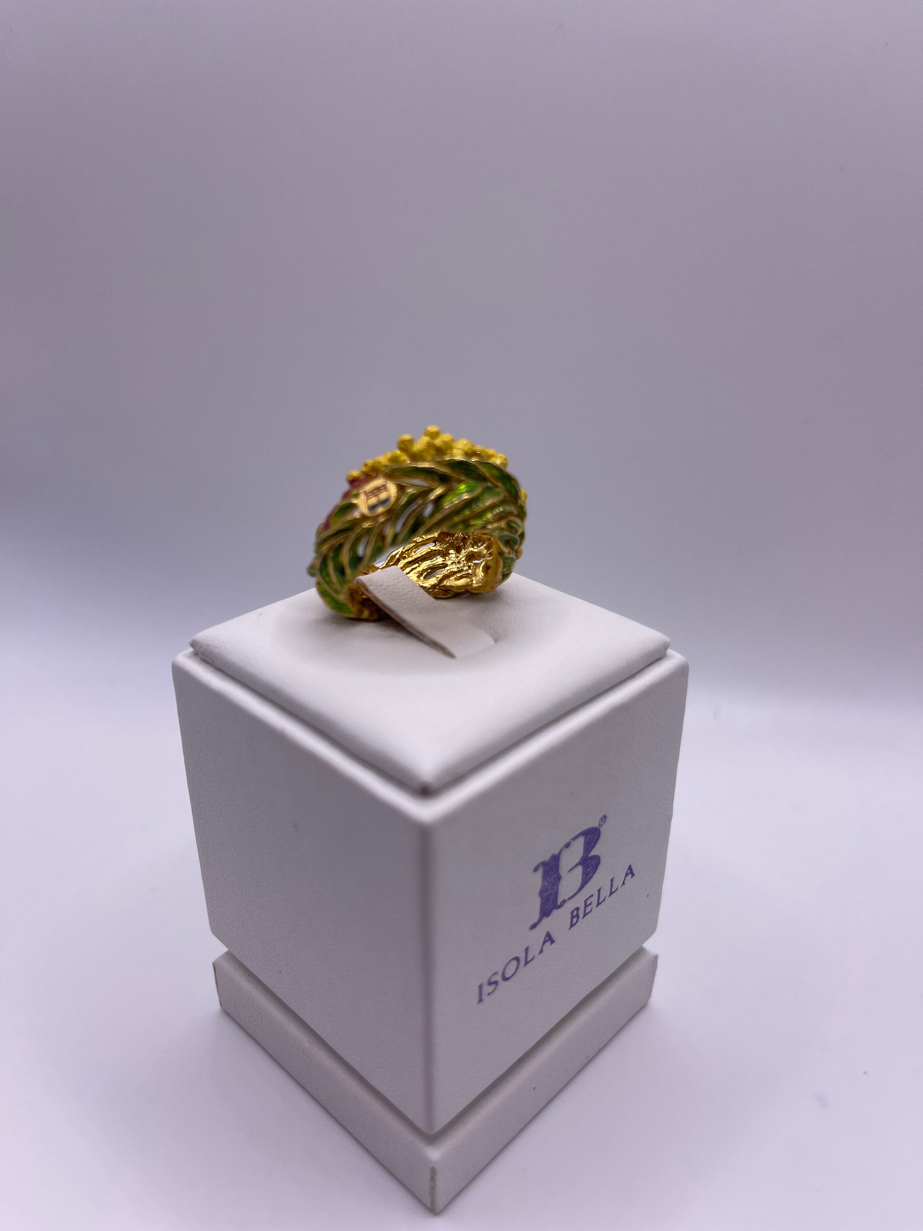 ANELLO IN ARGENTO ISOLA BELLA