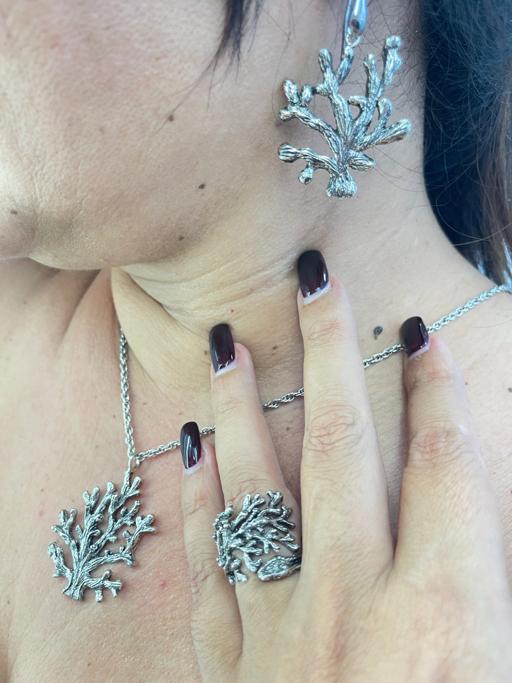 COLLANA ARGENTO ISOLA BELLA