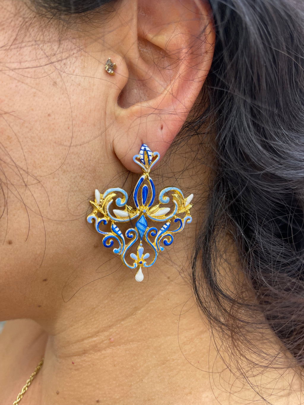 ORECCHINI IN ARGENTO ISOLA BELLA