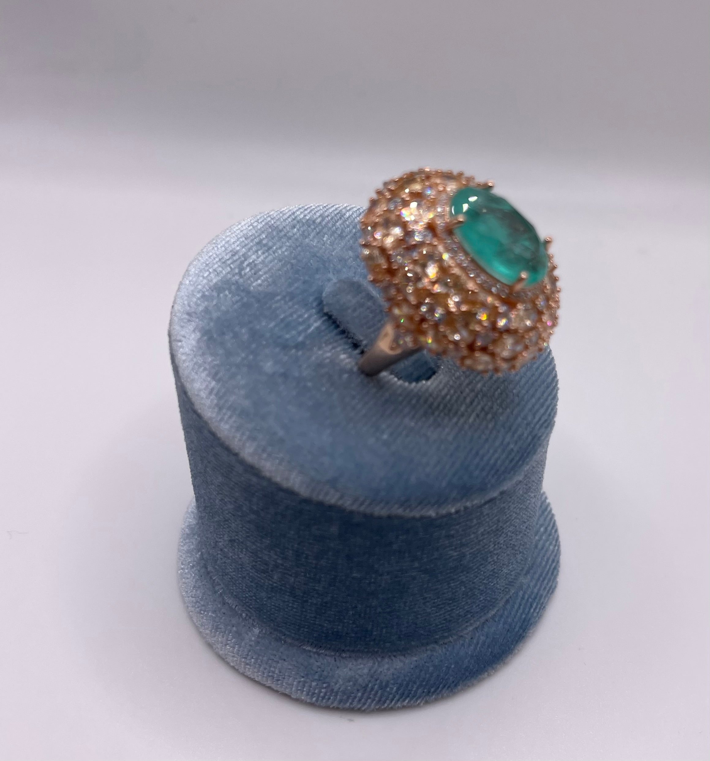 ANELLO IN ARGENTO ROSA 925