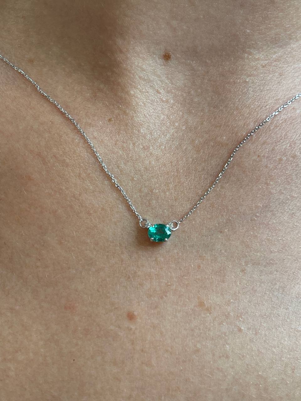 COLLANA IN ORO E SMERALDO