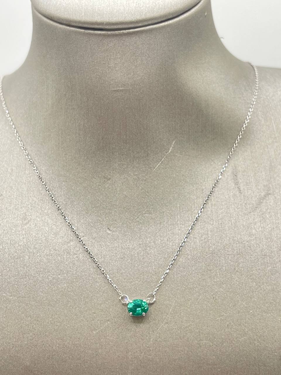 COLLANA IN ORO E SMERALDO