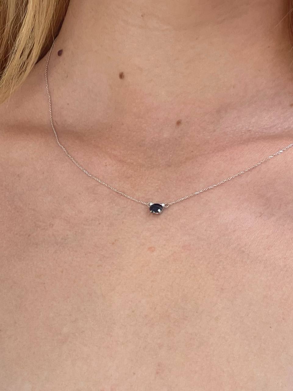 COLLANA IN ORO E ZAFFIRO