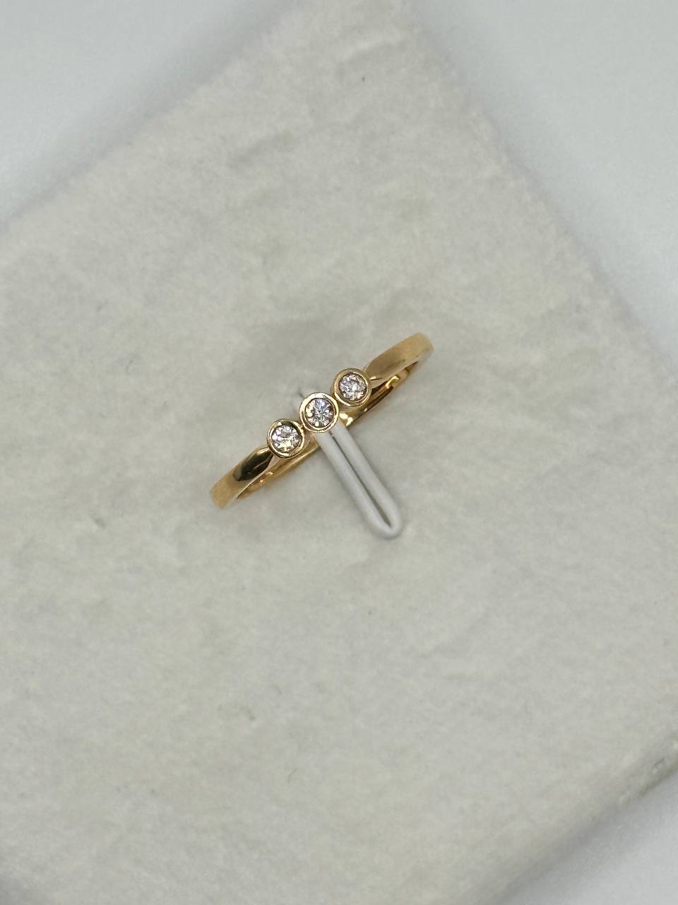 ANELLO IN ORO ROSA BRILLANTE