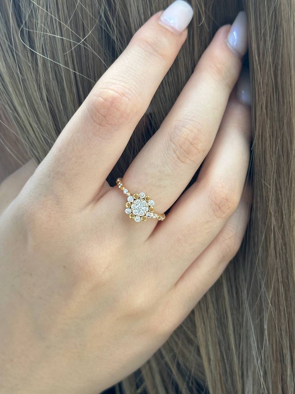 ANELLO IN ORO ROSA FANTASIA