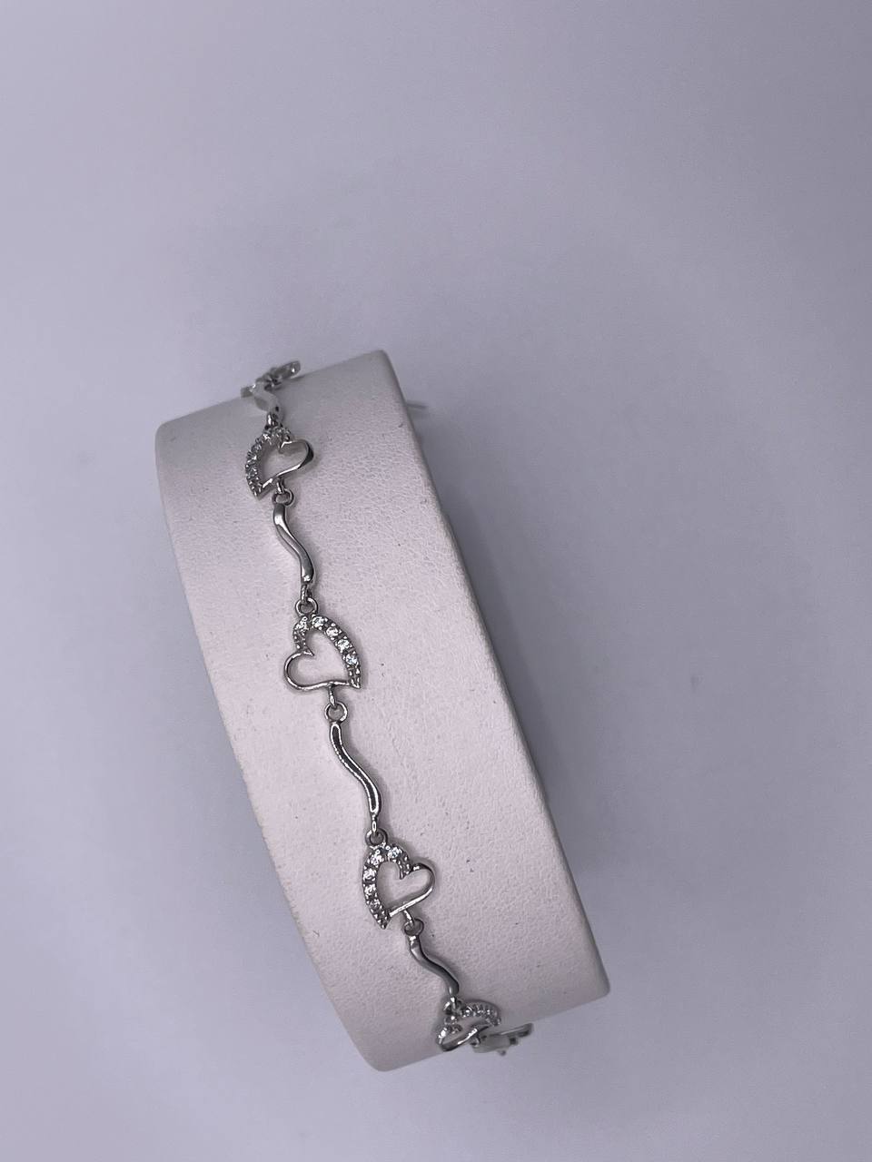 BRACCIALE CUORE IN ORO E DIAMANTI