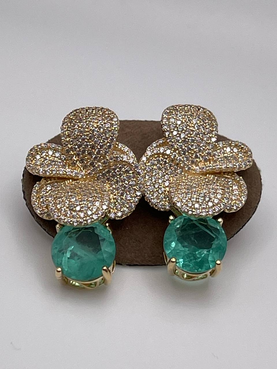 ORECCHINI ARGENTO DORATO FANTASIA