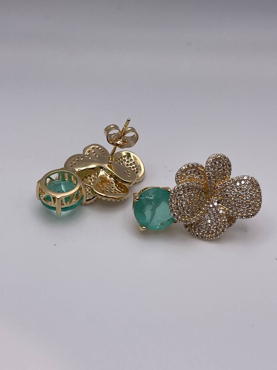 ORECCHINI ARGENTO DORATO FANTASIA